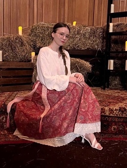 Юбка из перкали "сказка"