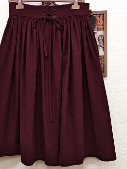 Юбка длины миди из крапивы