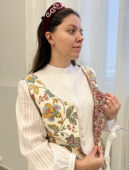 Двухсторонняя жилетка из хлопка