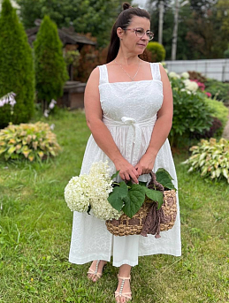 Сарафан - две половинки из Шитья по МК Нелли Беленкиной