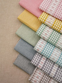 Набор тканей для рукоделия "Вареный хлопок: Домашний уют №1", 45*30 см, 12 шт