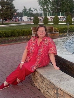 Летний женский костюм из поплина "Барановский платок"