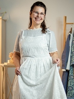 Сарафан из шитья "Морозная вышивка"