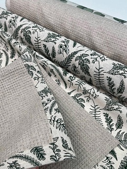 Салфетки из полульна и вафельного полотна