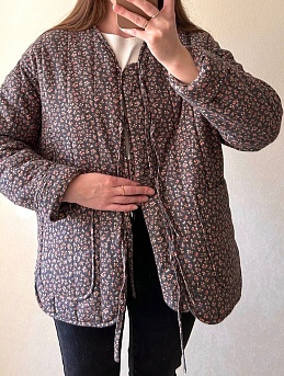 Фуфайка из телпого хлопка "Брусника"