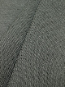 Полулен (жгутовое окраш) цв.Брезентово-серый с зеленым оттенком, ш.1.5м, лен-57%, хл-43%, 200гр/м.кв