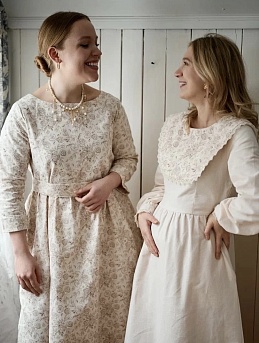 Нежные платья из теплого хлопка