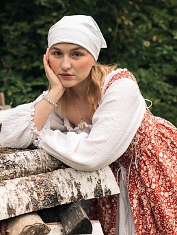 Корсет-сарафан "Колдунья" из теплого хлопка