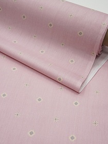 Сатин "Летний витраж - цветочки" цв.розовый, (комп), ш.1.6м, хлопок-100%, 110гр/м.кв