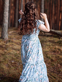 Легкое платье из штапеля Премиум "Летний перезвон"