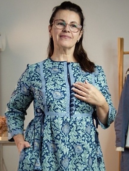 Платье из импортного хлопка "Аллана"