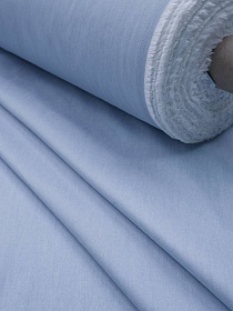 Мерный лоскут - Сорочечная джинсовая ткань цв.Винтажно-голубой, ш.1.45м, хл50%, вис50%, 135гр/м