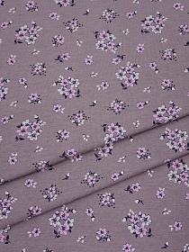 Трикотаж Кулир.гладь "Мэнди" цв.лилово-серый, ш.1.96м (0.98м*2, чулок), Пенье, хлопок-100%, 145гр/м.кв