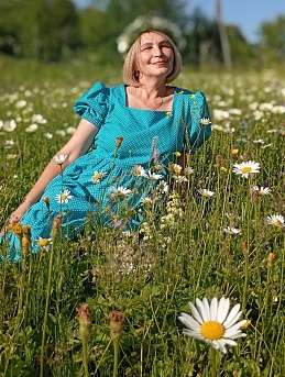 Платье в горошек из бязи в цвете тиффани