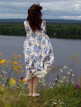 Легкое платье из штапеля "Иванта"