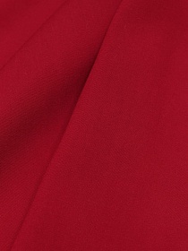 Штапель цв.Насыщенный рубиново-красный, ш.1.45м, вискоза-100%, 110гр/м.кв 