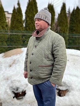 Мужская фуфайка из пальтово-костюмной шерсти Твид*