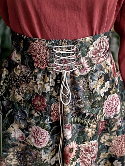 Юбка и блузка из плательного хлопка