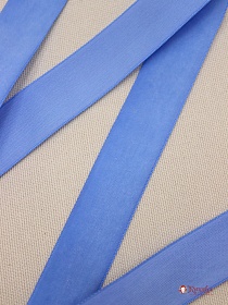 Лента бархатная цв.Ярко-голубой, ш.25мм, полиэстер-100%