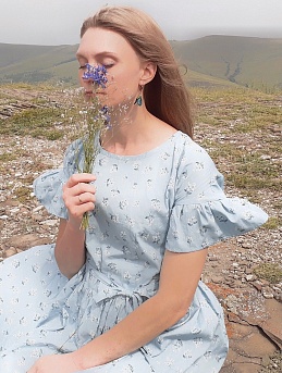 Легкое платье из импортного хлопка