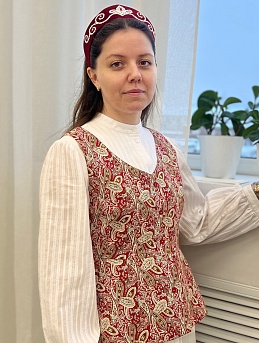 Двухсторонняя жилетка из сатина и импортного хлопка