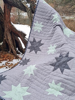 Лоскутное одеяло из вареного хлопка и сатина