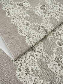 Мерный лоскут Дорожка "Кружево", ш.0.5м, хлопок-100%, 228гр/м.кв