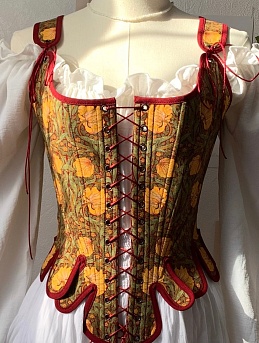 Корсет из интерьерного хлопка "Иоланта"