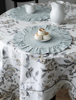 Скатерть из ткани Дак/Duck "Элегия цветов"