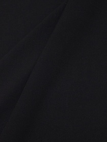 Штапель цв.Черный с коричневым оттенком, ш.1.44м, вискоза-100%, 110гр/м.кв