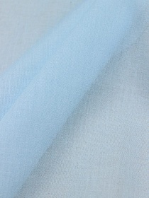 Батист цв.Бледный лазурно-голубой, СОРТ2, ш.1.45м, хлопок-100%, 60гр/м.кв