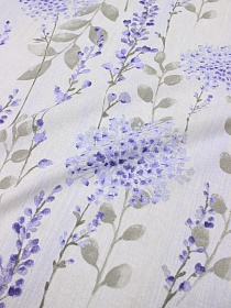 Полулен "Гортензия Акварель", ш.1.5м, лен-30%, хлопок-70%, 140гр/м.кв#011976