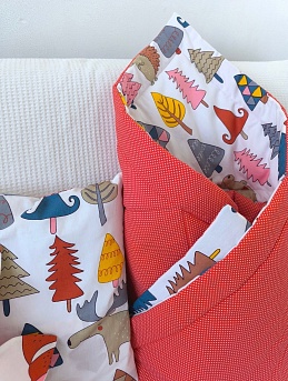 Комплект детского постельного белья из сатина "Загадочный лес"