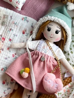 Одежда и аксессуары для кукол из муслина