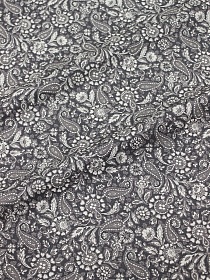 Импорт. хлопок "Сальма" цв.серый, ш.1.45м, хлопок-100%, 100гр/м.кв