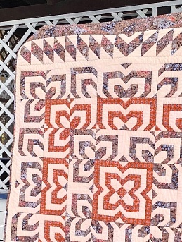 Одеяло с лоскутным узором из бязи