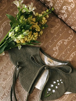 Съемный воротник из крапивы 100%