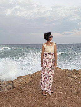 Летний сарафан из штапеля