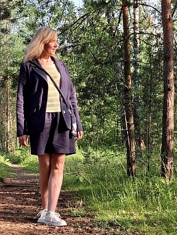 Женский костюм из крапивы с хлопком