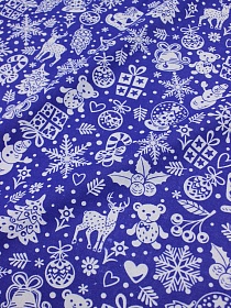 Полулен "Ночное волшебство", СОРТ2, ш.1.5м, лен-30%, хлопок-70%, 146гр/м.кв