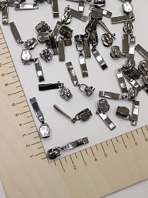 Бегунок к молнии спираль №5 цв.темный никель#031203