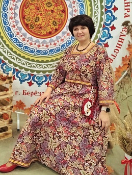 Платье из Поплина "Смородина"