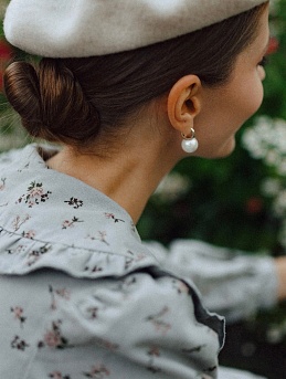 Винтажное платье из теплого хлопка "Изадора"