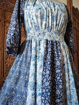 Платье из импортного хлопка "Диантус"